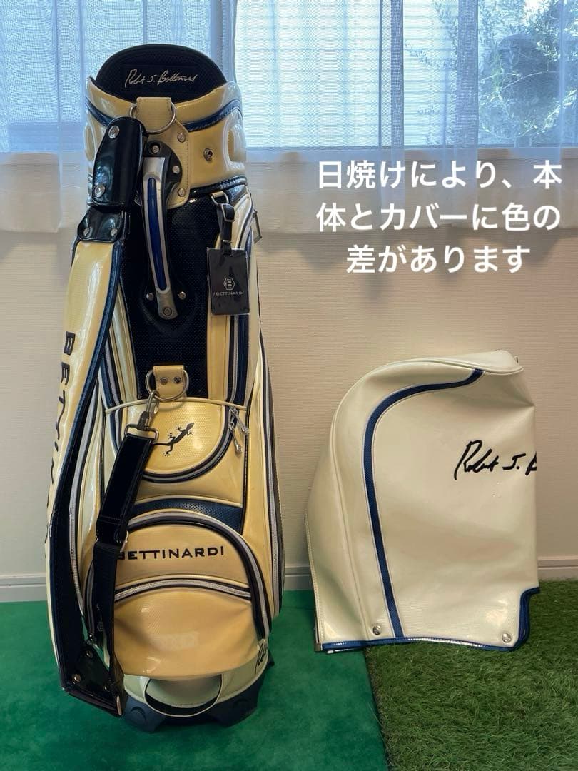 BETTINARDI キャディバッグ ホワイト/ネイビー【希少品】