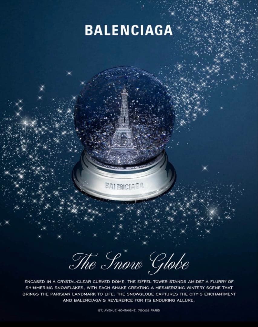 balenciaga スノードーム