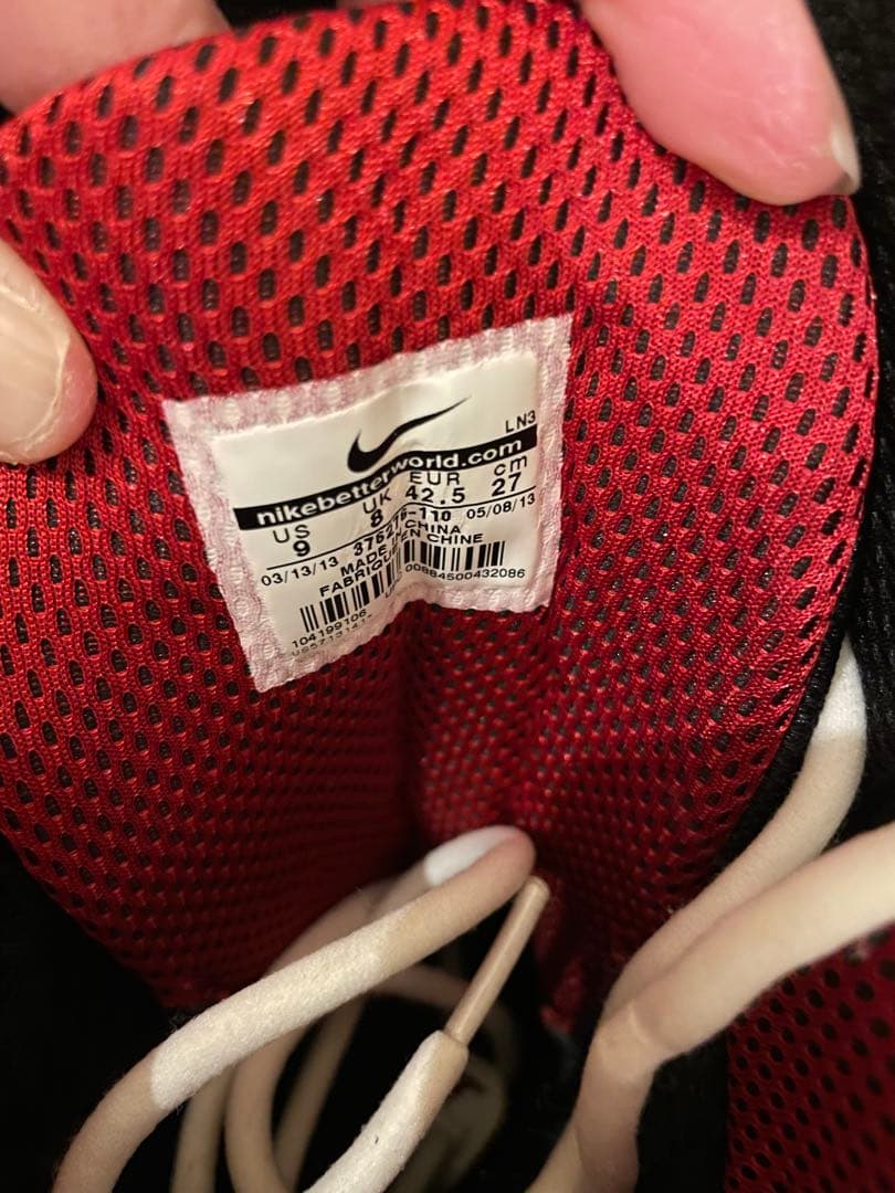 Nike Air スノーボードブーツ ズーム　怪獣　US 9 ホワイト/レッド