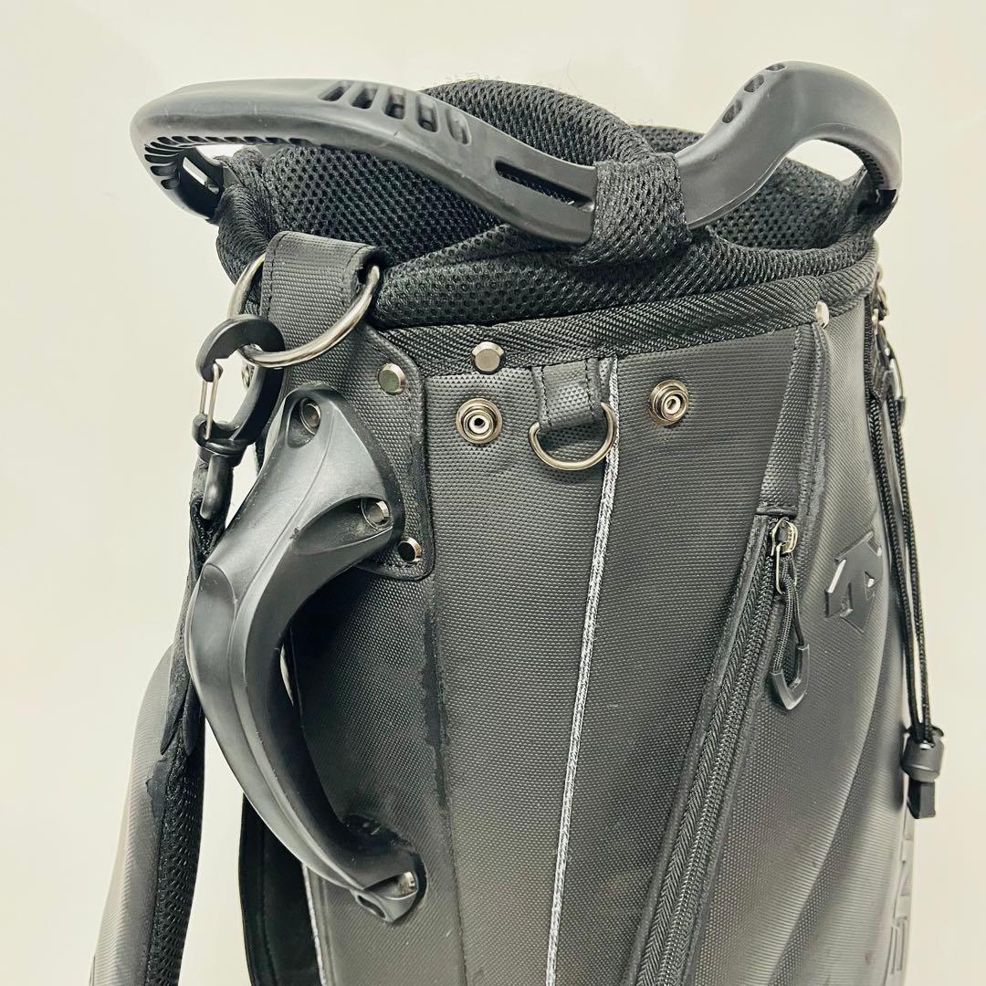 DESCENTE デサント　キャディバッグ　キャディバック　ゴルフバッグ　黒