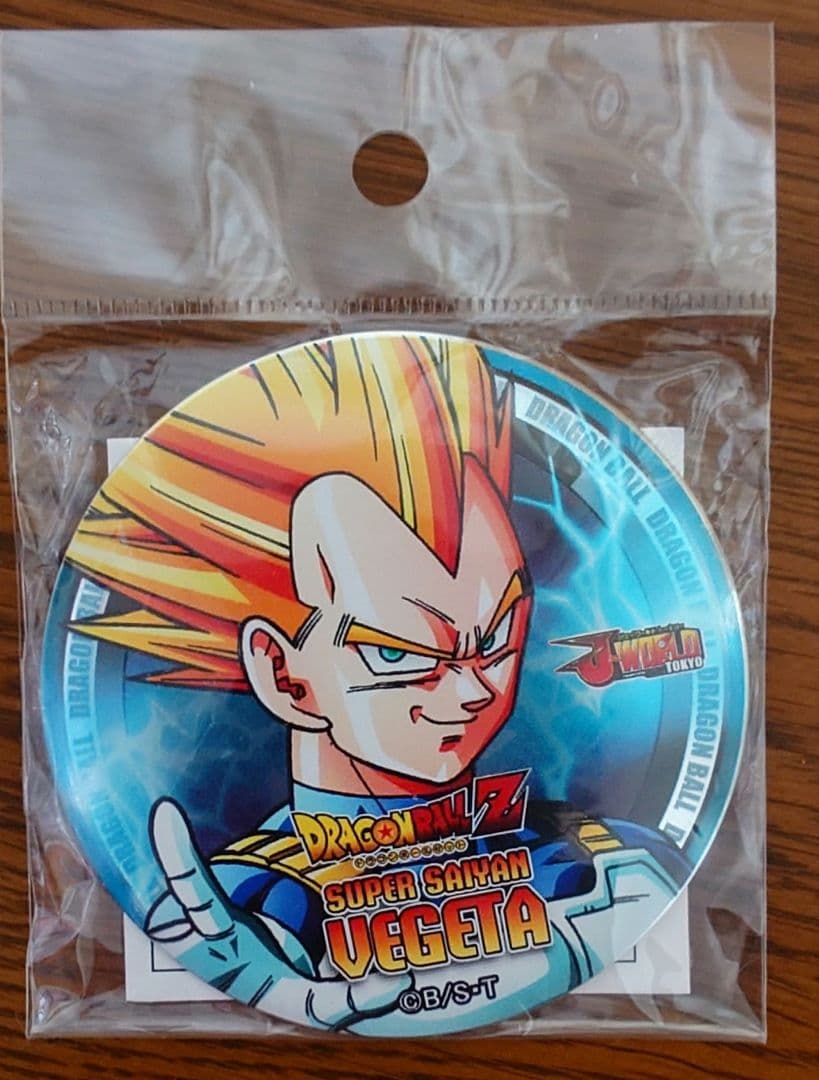 ベジータ　ドラゴンボール　J-WORLD　マグネット付バッジ