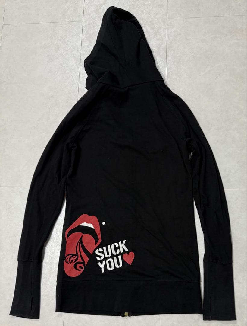 Acid Black Cherry パーカー　金ファスナー