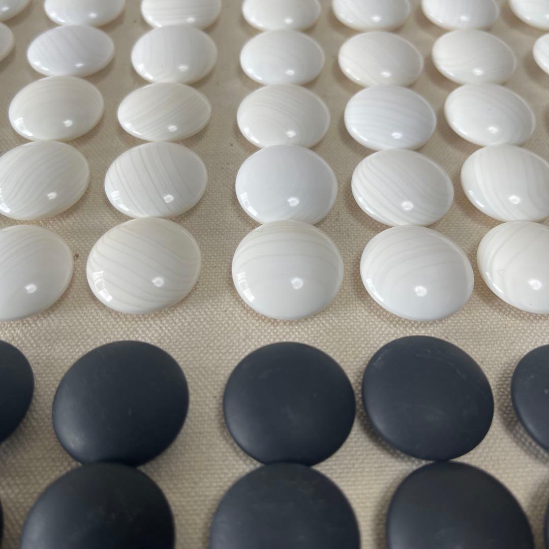 日向特製　本蛤碁石　本那智黒石付　雪印32号 囲碁用石セット