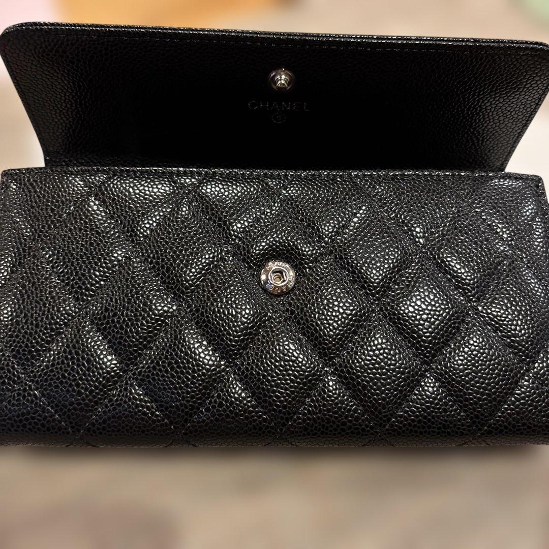 CHANELマトラッセ新品未使用黒ノベルティ長財布