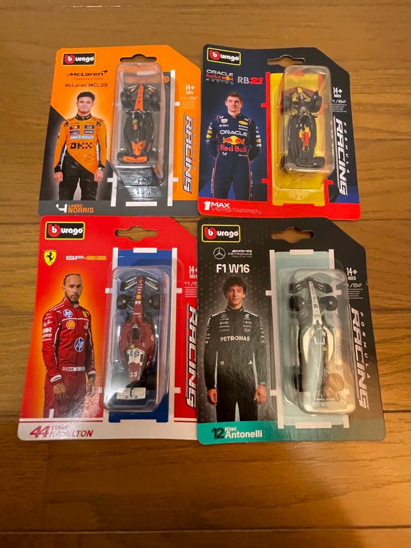 ブラゴ 1/64 F1 4台セット