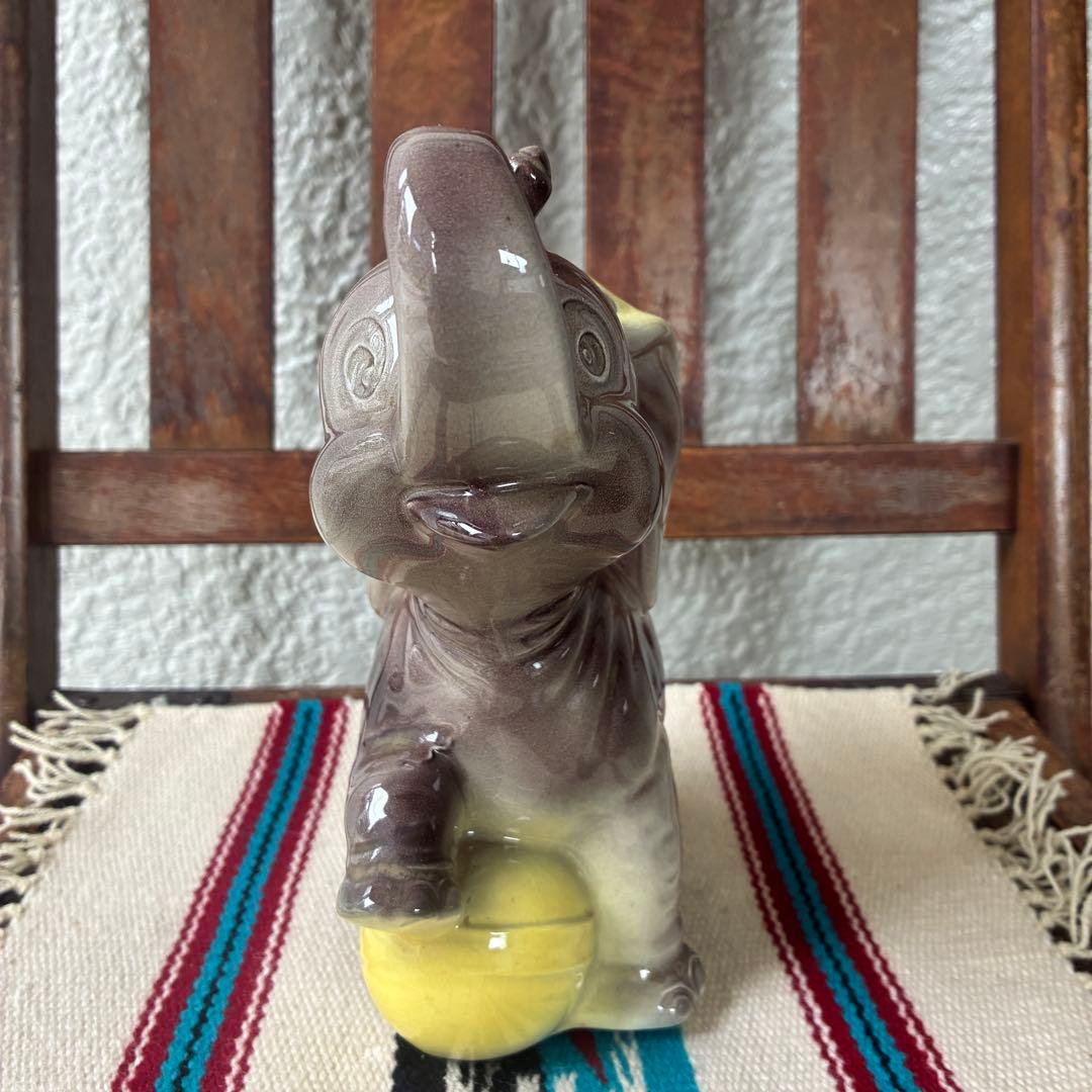 貴重レア！50's〜ロイヤルコプリー　サーカス象の花瓶　アメリカアンティーク雑貨