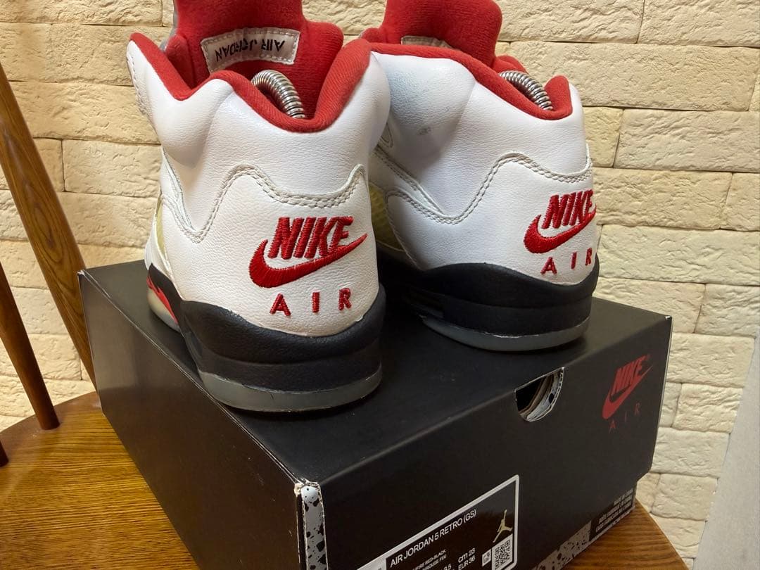 【箱付】NIKE エアジョーダン5 流川楓 23cm（440888-102）