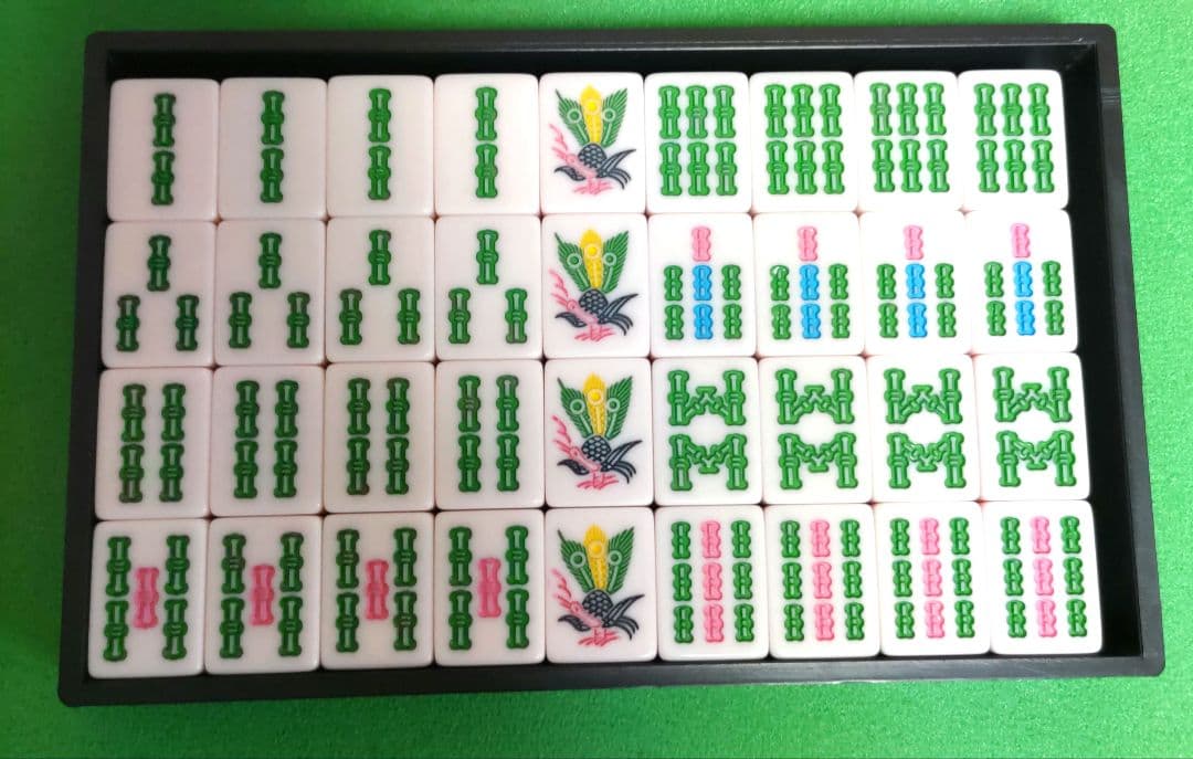 ★美品★ ミズノ丸一 麻雀牌「パル（ストロベリー牌）」