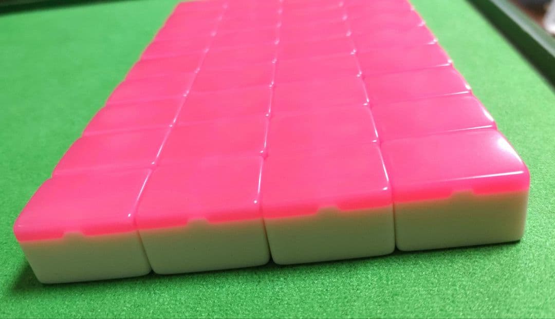 ★美品★ ミズノ丸一 麻雀牌「パル（ストロベリー牌）」