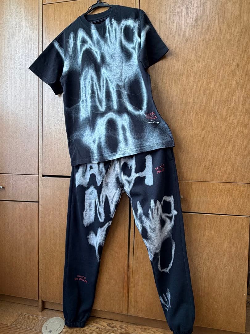LADY GAGA VANISHスウェットパンツM+Tシャツ S 2点セット