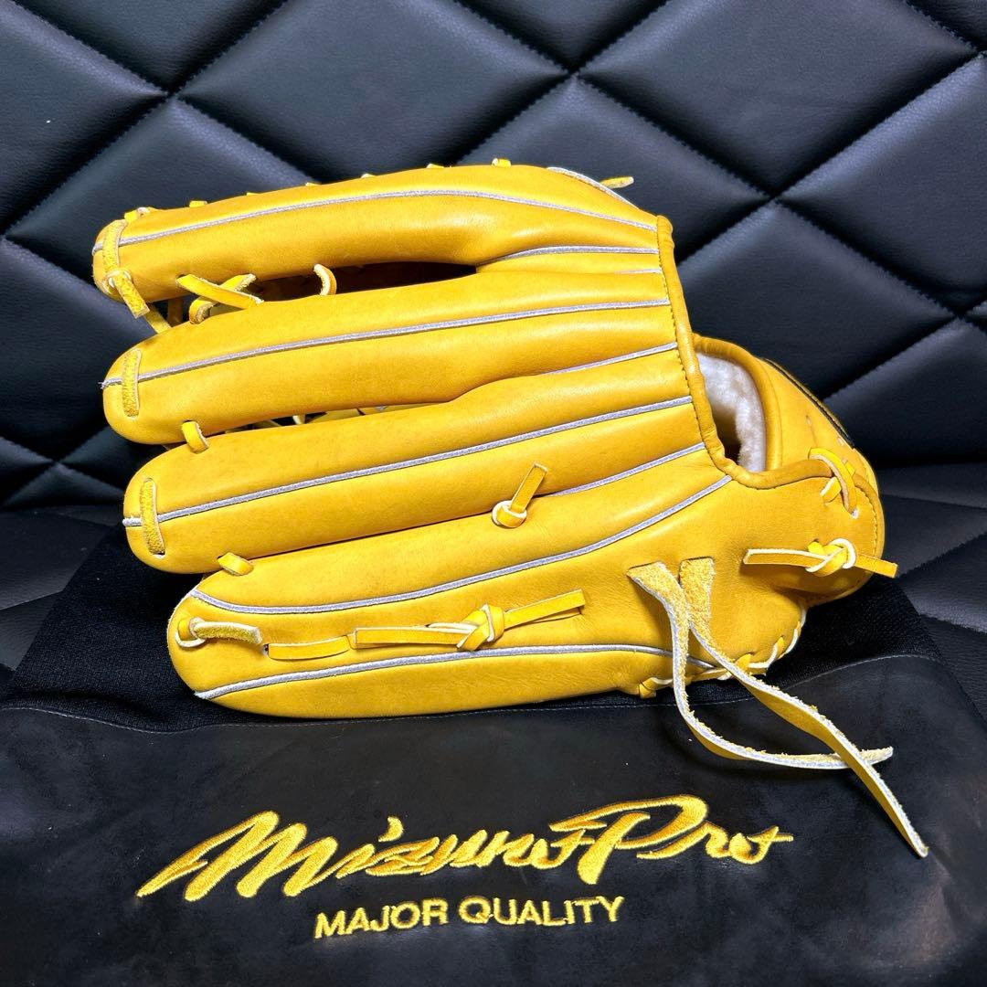 限定生産品　ミズノプロビックM直刺繍　硬式外野手用 イチローモデル