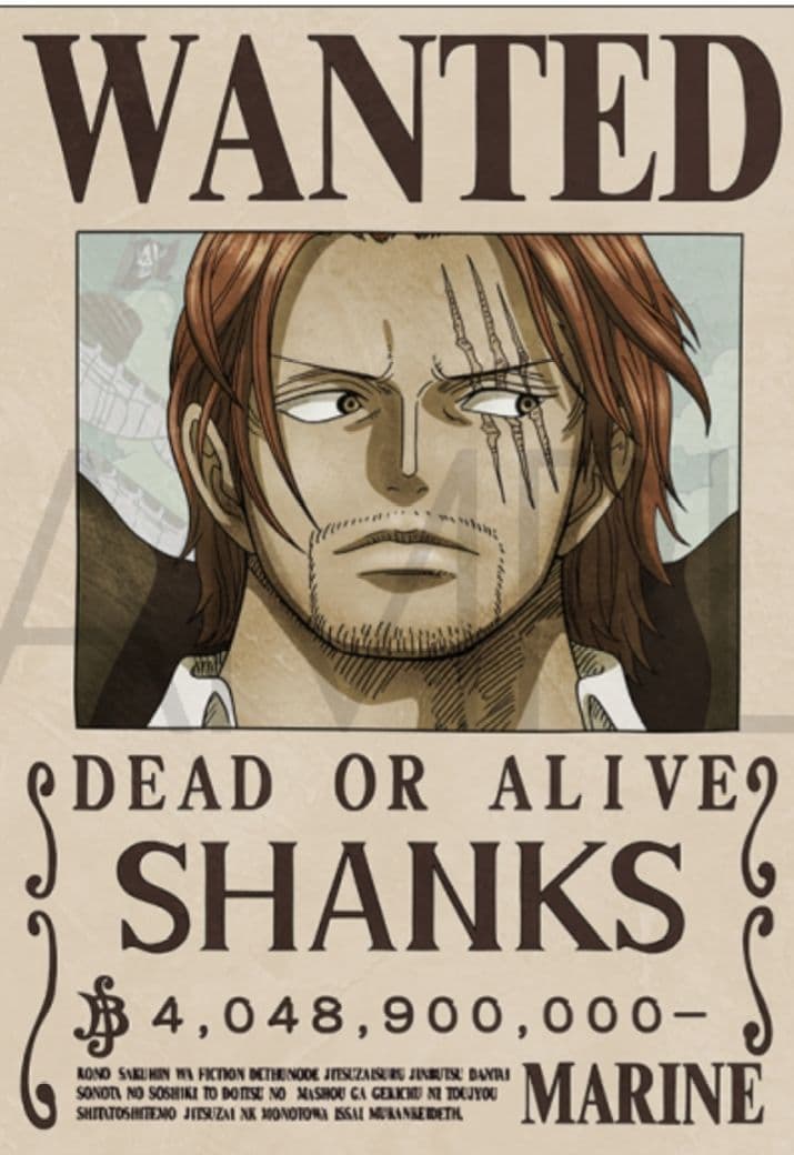 ワンピース　海軍公式手配書　旧四皇　ロジャー