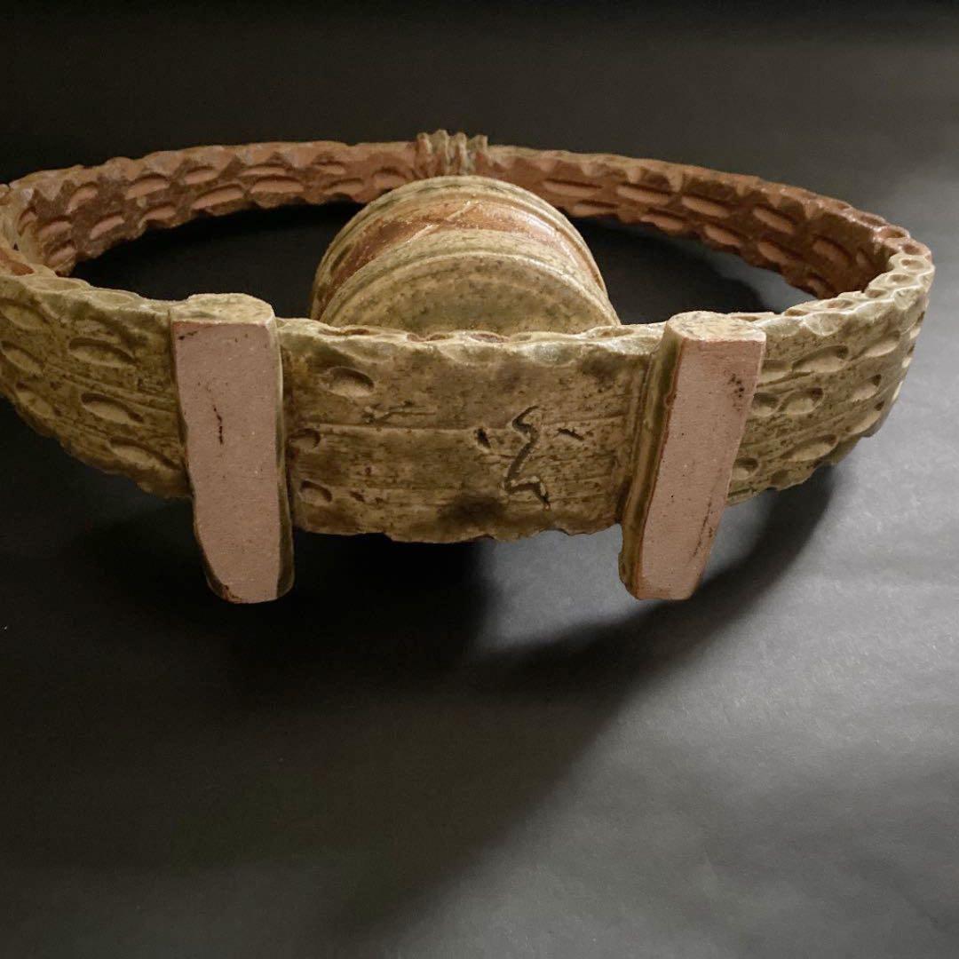 未使用　自宅保管品　大型花器『花窓』瀬戸　元青磁の名家