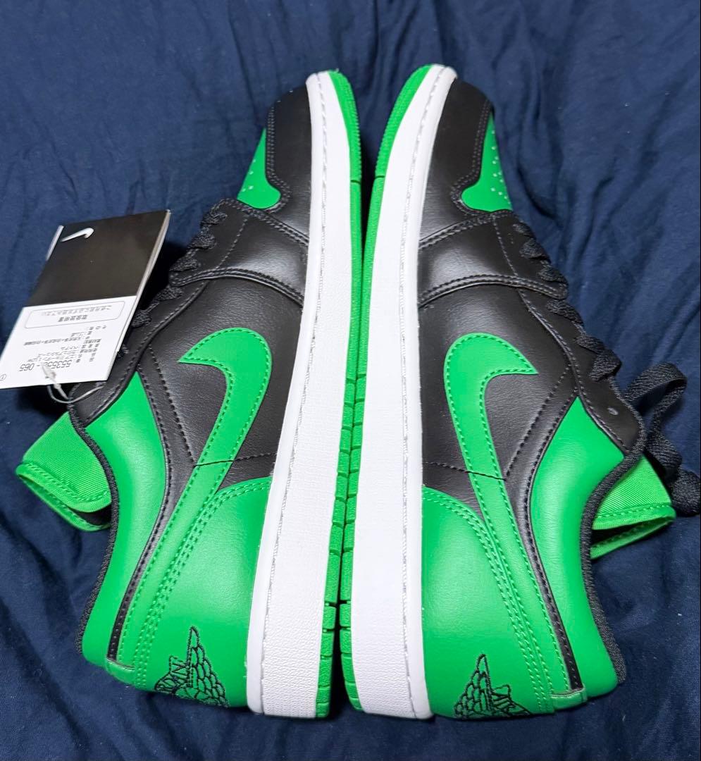 新品❗️タグ・箱付❗️ エアージョーダン ロー ラッキーグリーン