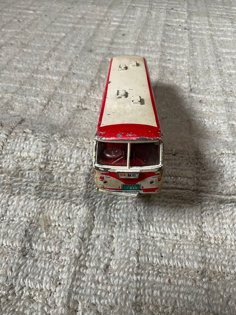 名鉄バス・ミニカー。［三菱ふそうバス］ヨネザワ・ダイヤペット。【ドアが取れてます