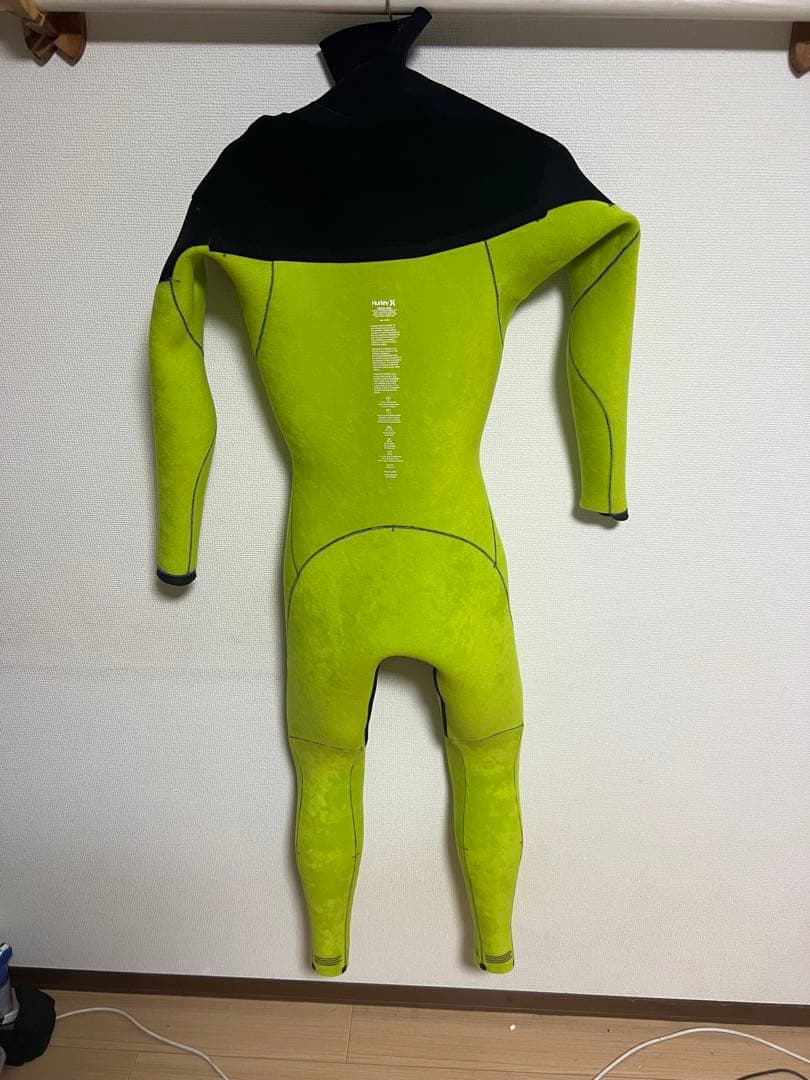 Hurley ウェットスーツ ブラック/ライムグリーン