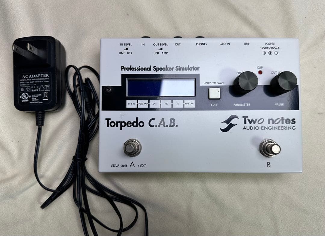Two notes Torpedo C.A.B アンプシミュレーター