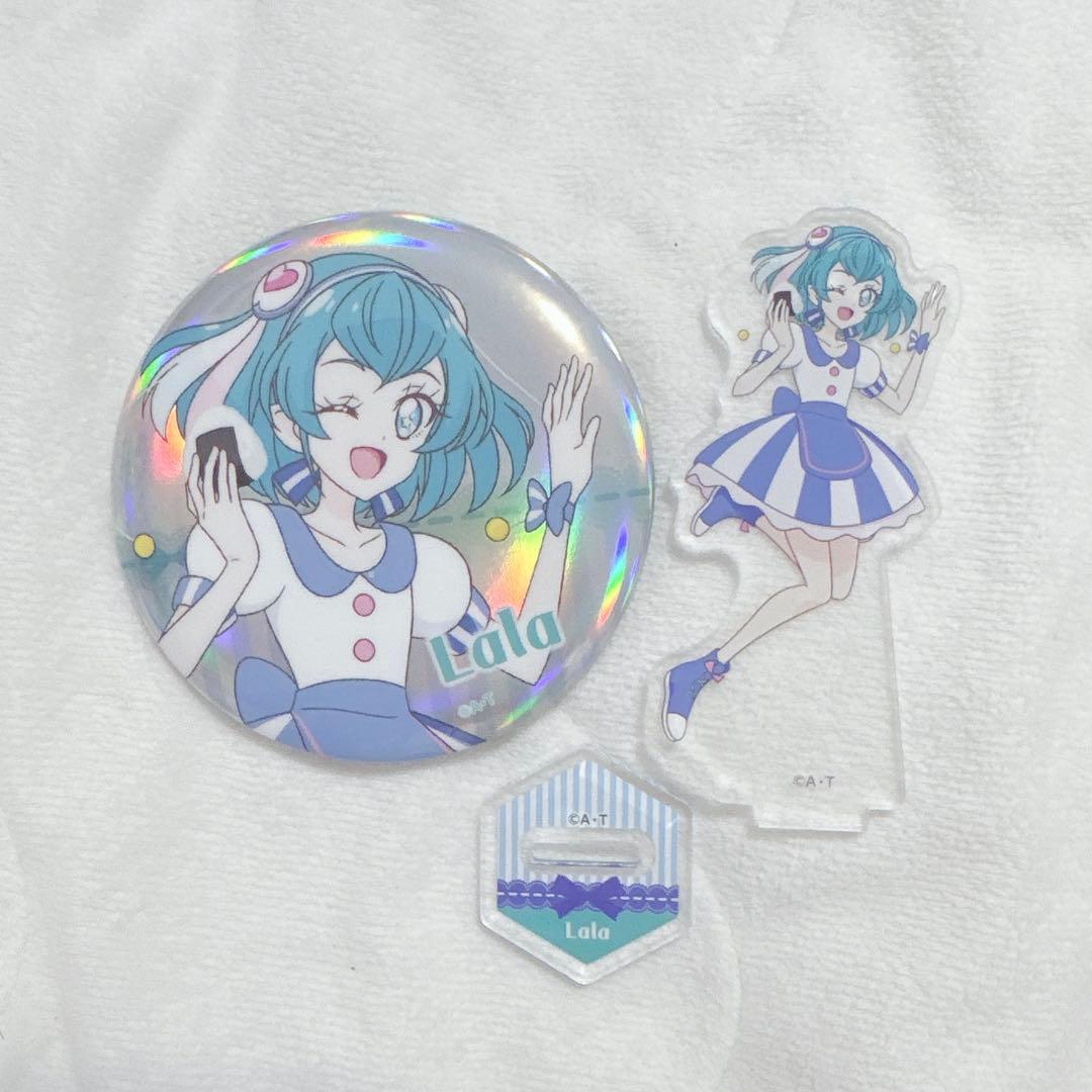 アクリルスタンド オーロラ缶バッジ プリキュア 羽衣ララ キュアミルキー