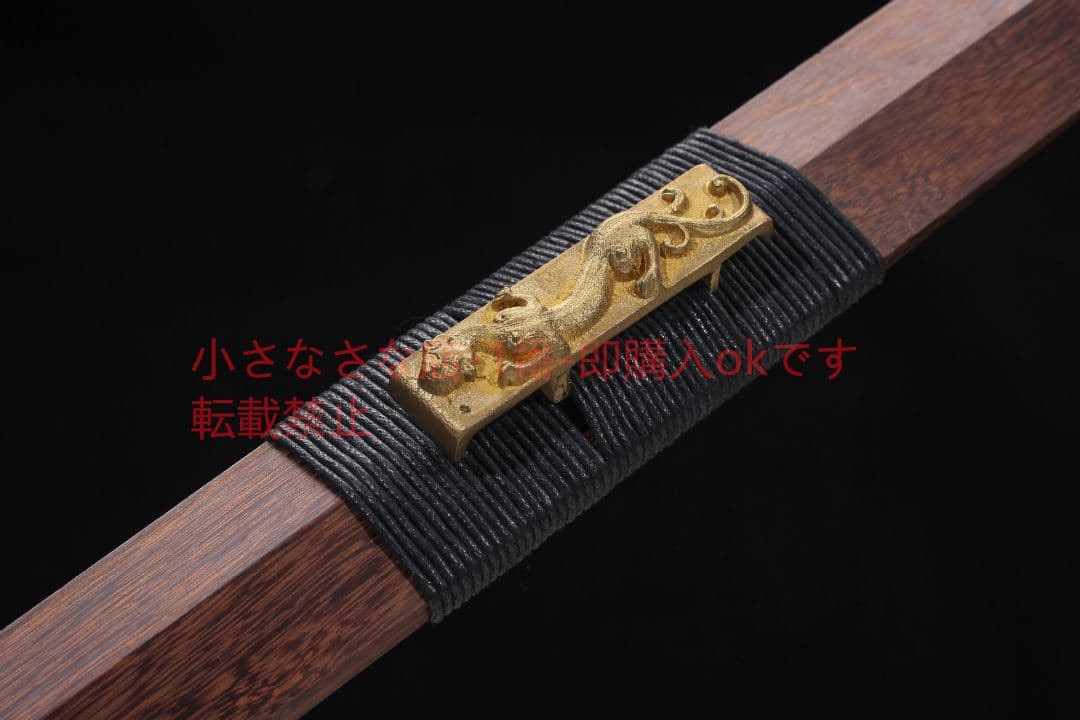 古典的な銅装漢剣模様鋼が赤くなる 古兵器 武具 刀装具 日本刀 模造刀 居合刀