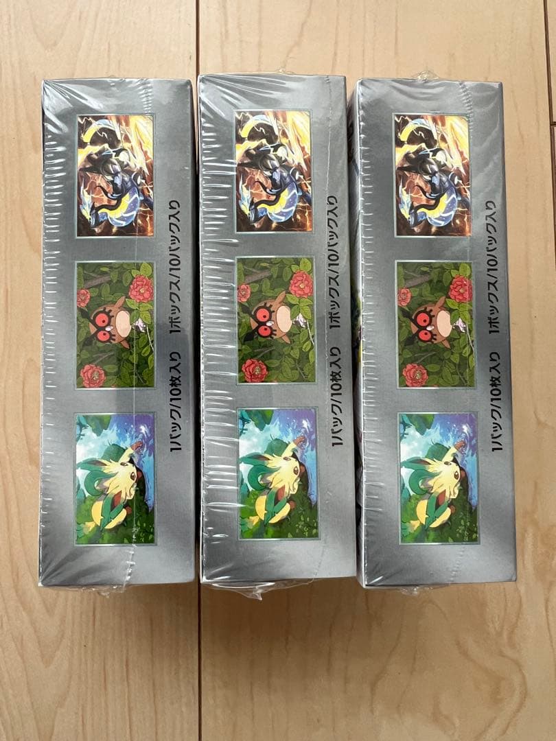 ポケカ テラスタルフェス シュリンク付き 3box