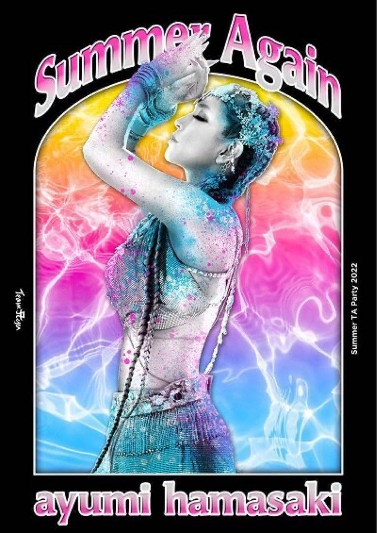 浜崎あゆみ　Tシャツ BLACK　「Summer TA Party 2022」