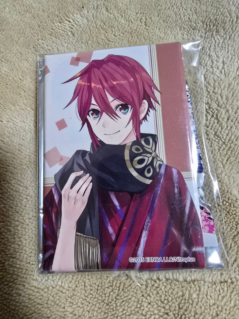 刀剣乱舞 信濃藤四郎 スクエア缶バッジ 軽装 16点