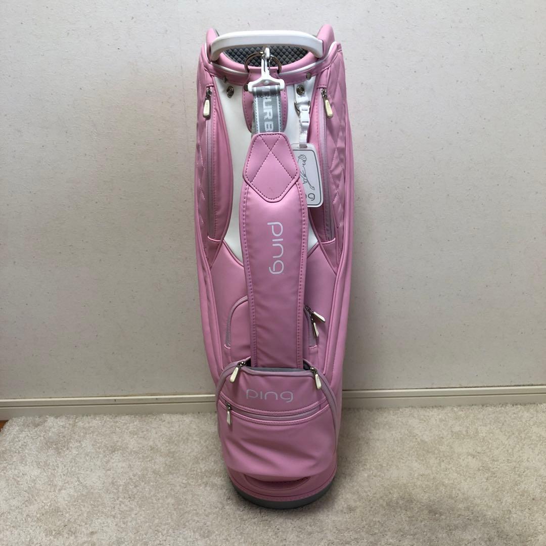 未使用品❗️PING キャディバッグ レディース　ヘッドカバー付き