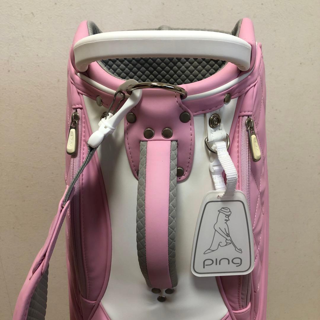 未使用品❗️PING キャディバッグ レディース　ヘッドカバー付き