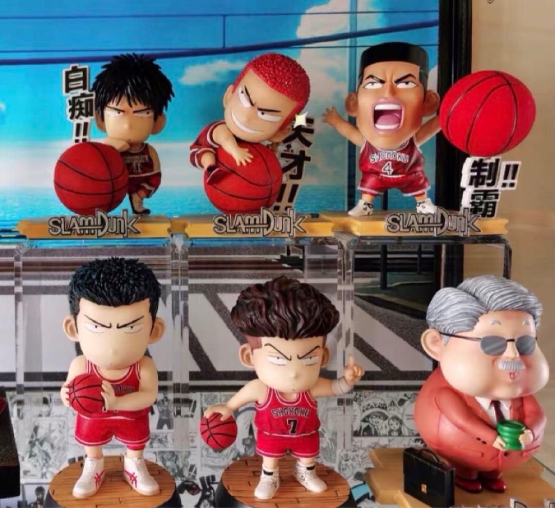 SLAM DUNK スラムダンク  フィギュア ガレージキット6体