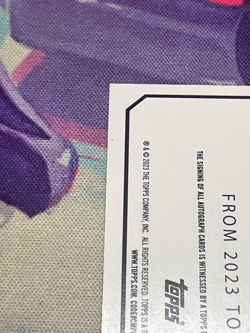 NPB toops吉田正尚サインカード