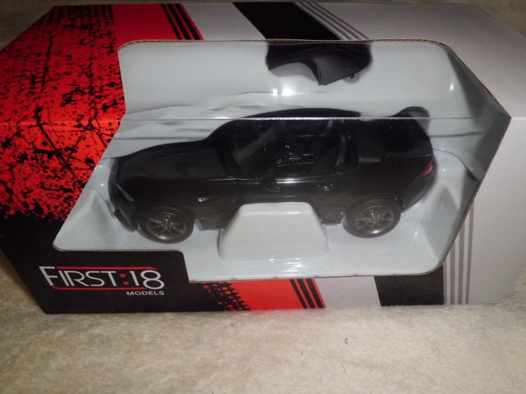 【開封品】ファースト18 1/18 マツダ ロードスター 2015 ブラック