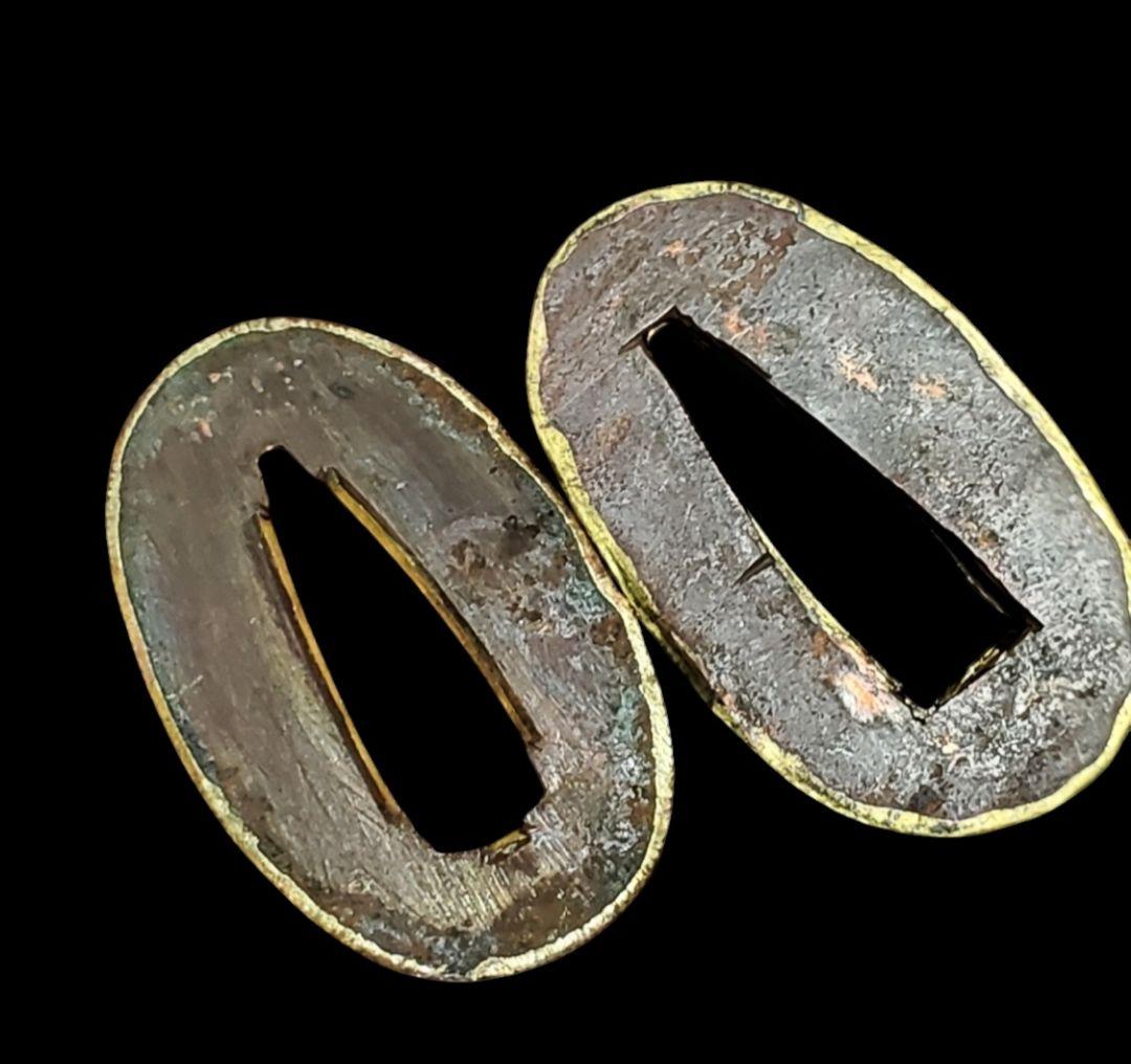 金着せ切羽。二枚一組