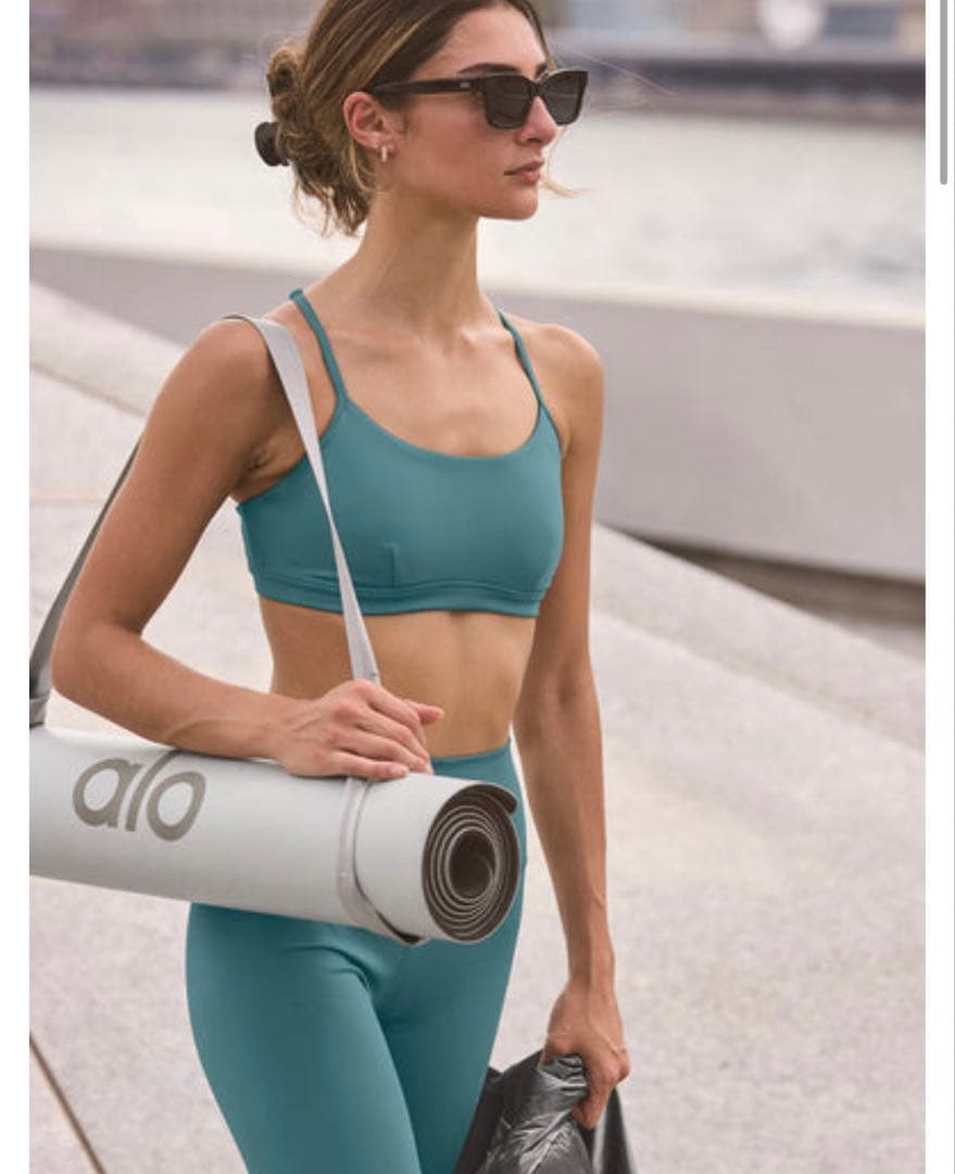 Alo Yoga アロー ヨガ レギンス Teal Agate S