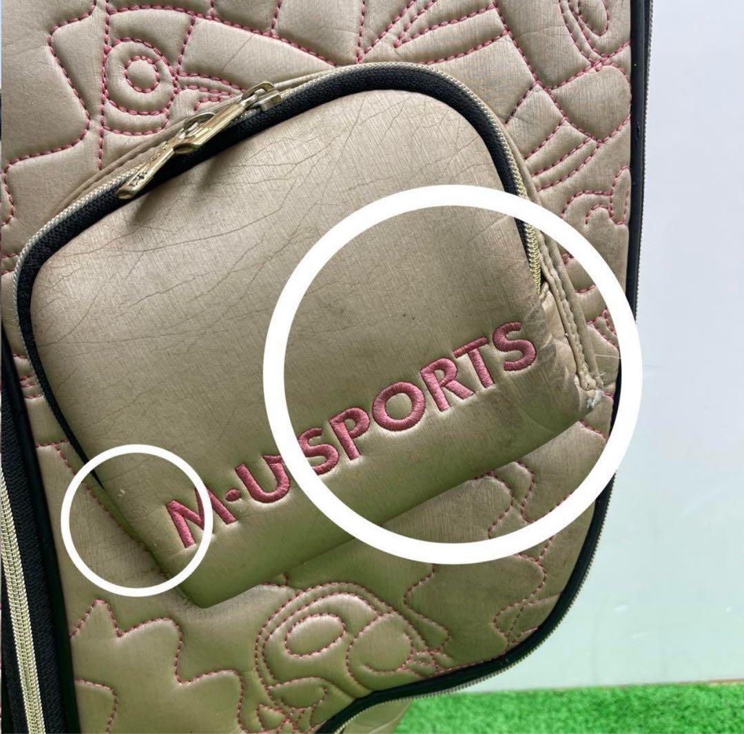 M.U SPORTS エムユースポーツ　ゴルフバッグ　9インチ　中古品