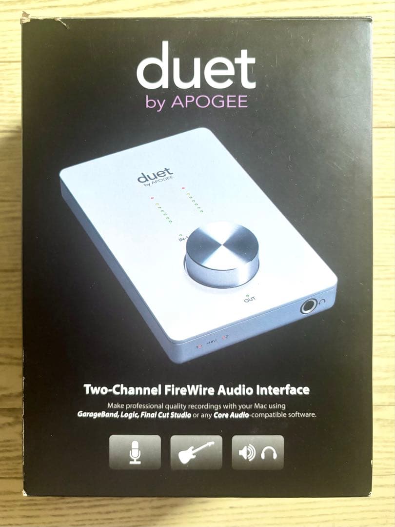 Apogee Duet FireWire オーディオインターフェイス