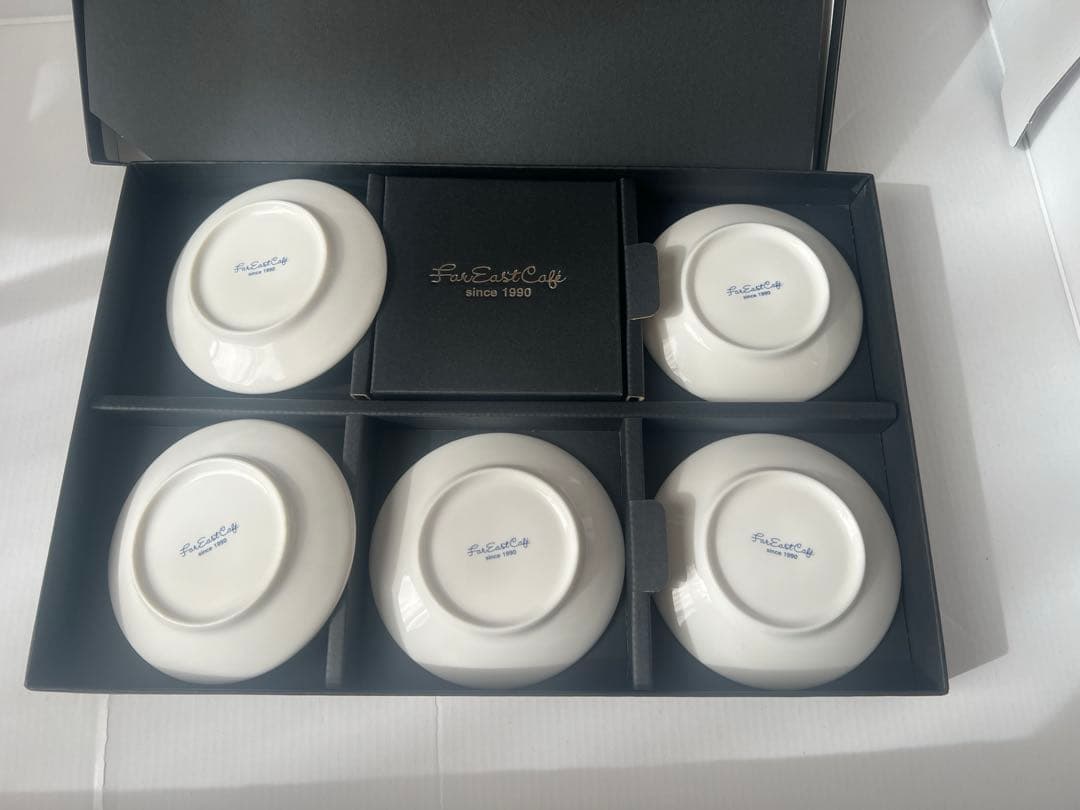 FAR EAST CAFE 小皿5枚セット⑤完売品　特製お箱入り　新品