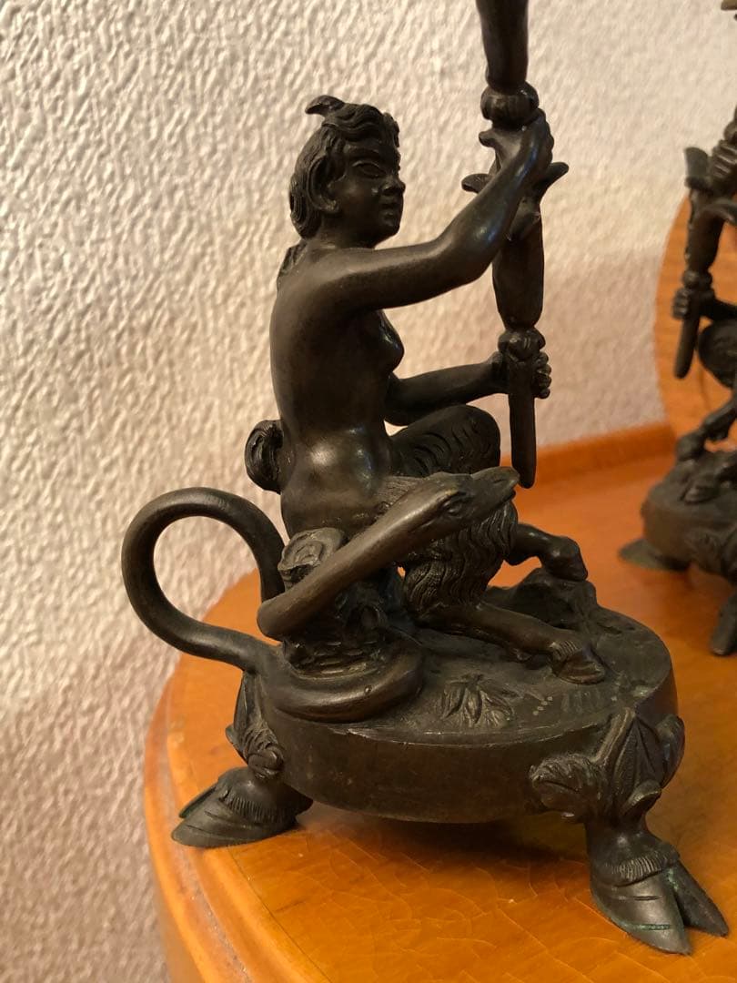 アンティーク　1890s デビル　悪魔　オカルト　骨董　インダストリアル　レトロ