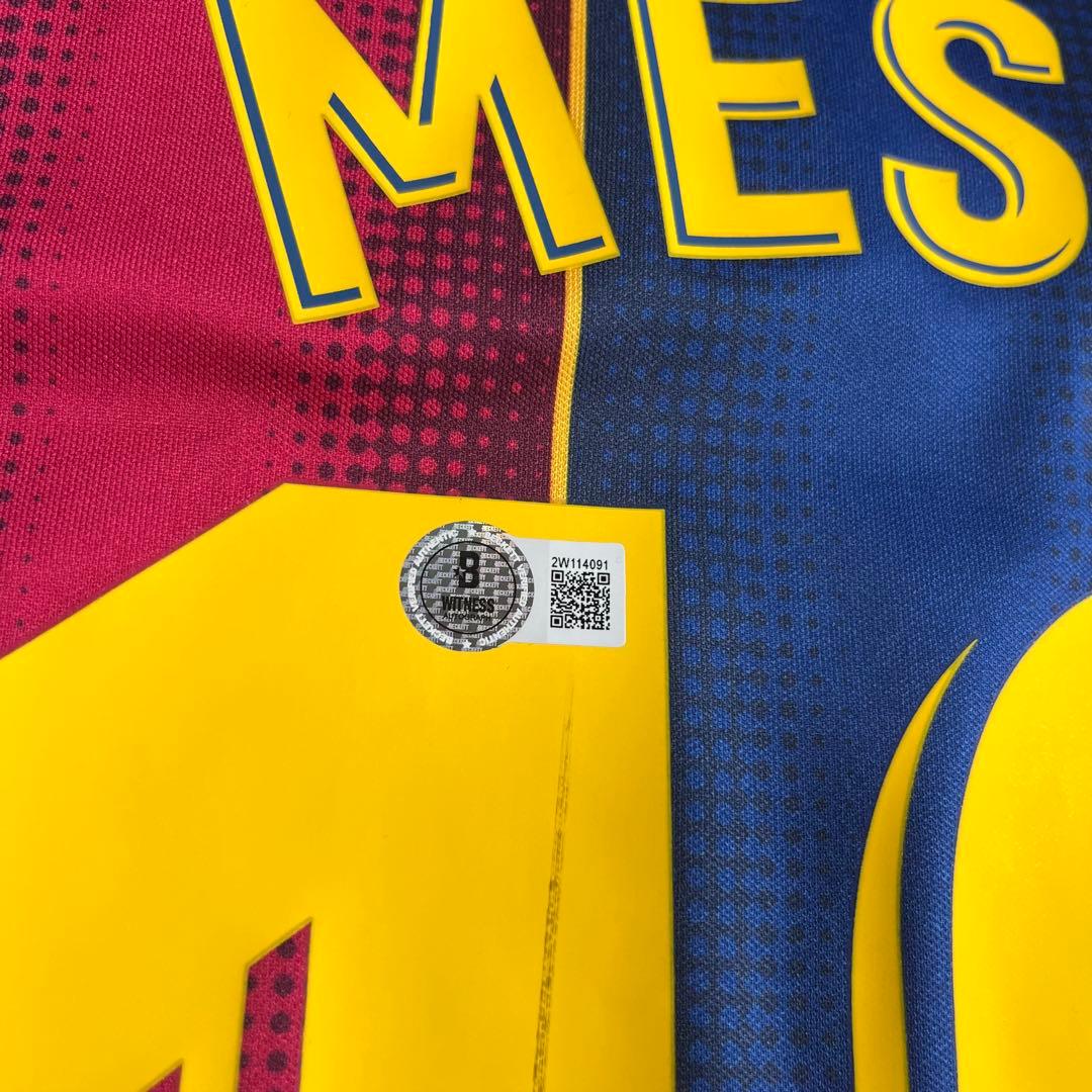 メッシ 直筆サイン入り FCバルセロナ ユニフォーム