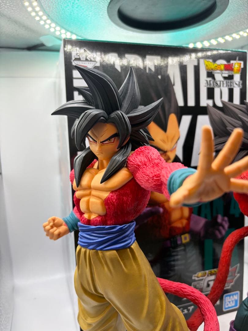 一番くじ ドラゴンボール 超サイヤ人4孫悟空 ベジータ フィギュア