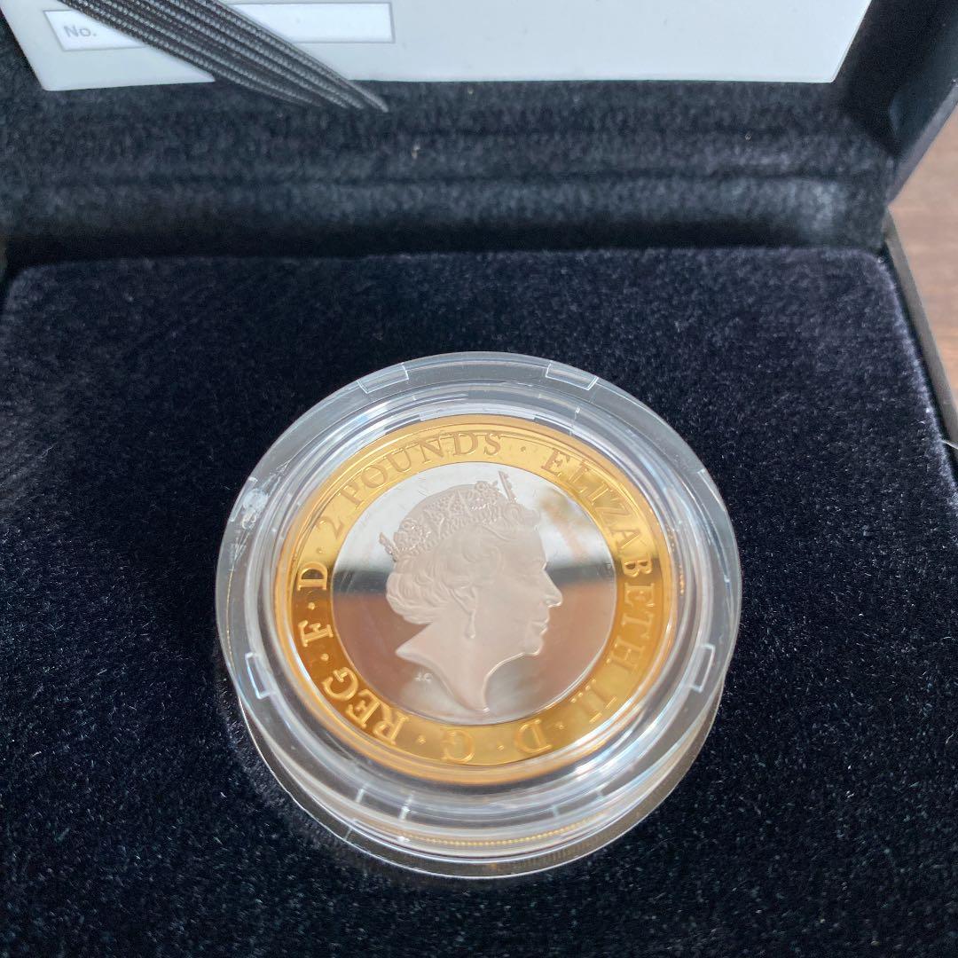 イギリス　記念　硬貨