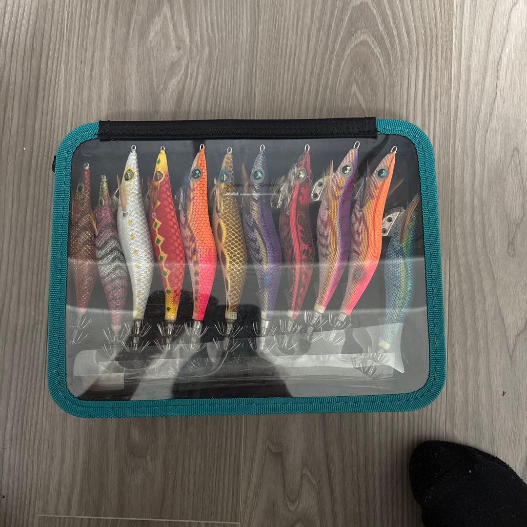 エギ23個セット エメラルダス透明ケース付き