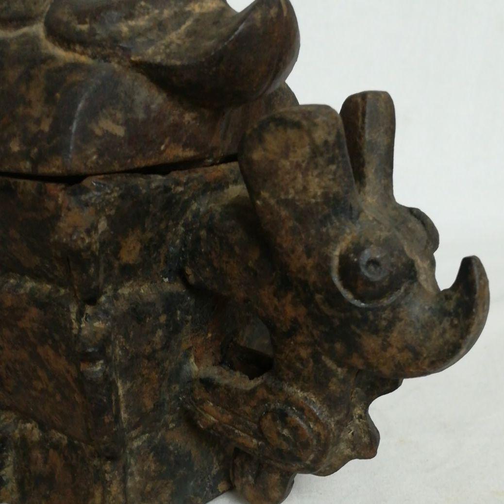 珍品　中国　蓋物　香炉　置物