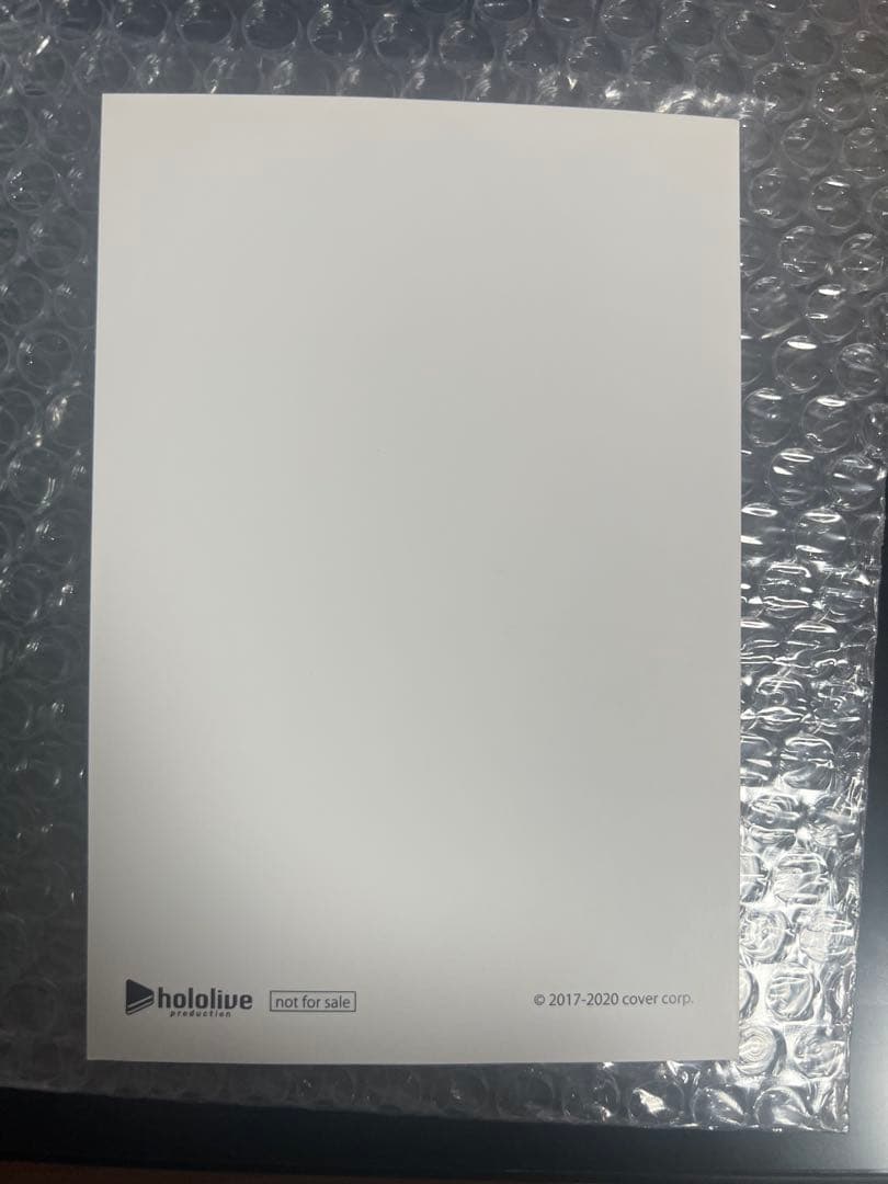 ホロライブ 常闇トワ 誕生日記念グッズ2020 直筆サイン入りポストカード