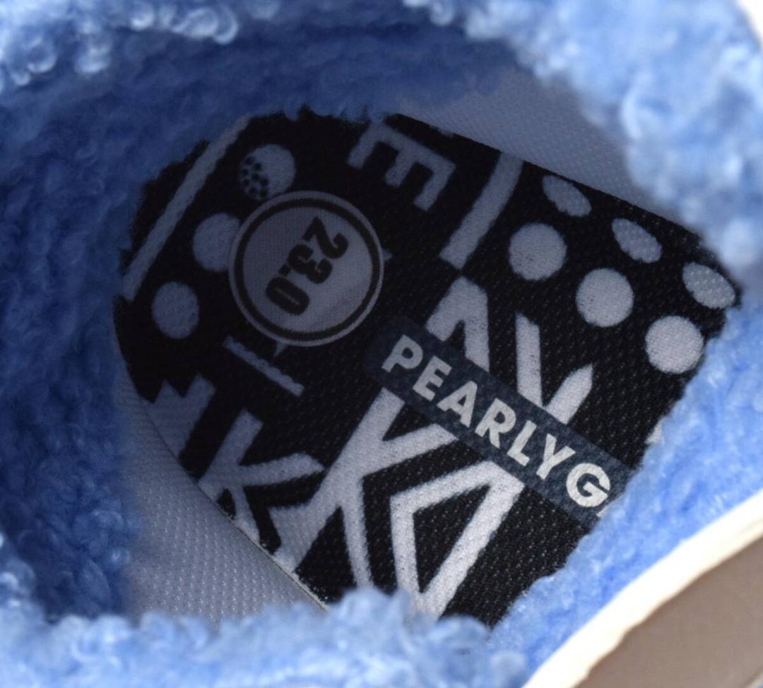 未使用4.1万 パーリーゲイツ ミドルカット ボア ゴルフシューズ 23cm