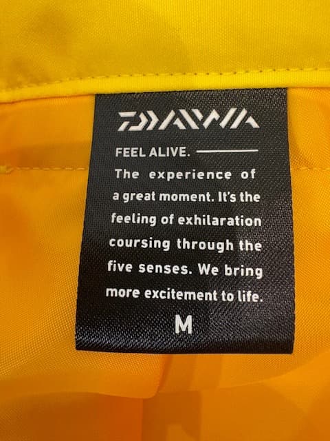 ダイワ イエロー レインパンツ GORE-TEX Mサイズ
