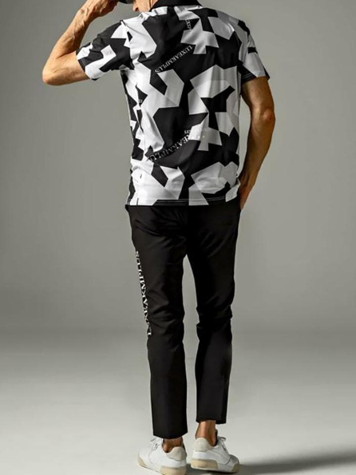 LUXEAKMPLUS / 新品 GOLF ゴルフ サイドロゴ トラックパンツ