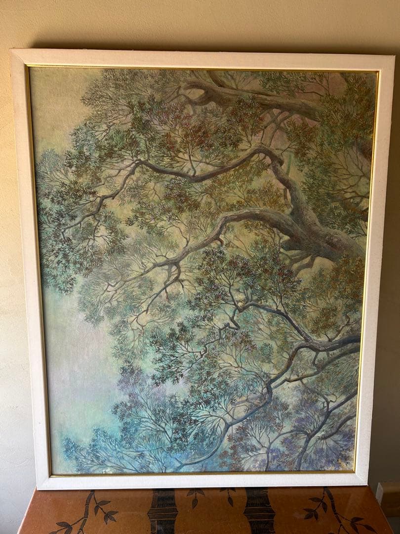 クスノキ　水彩画