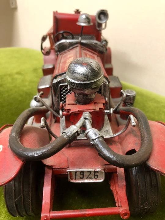 USA製 ブリキ 特大消防車