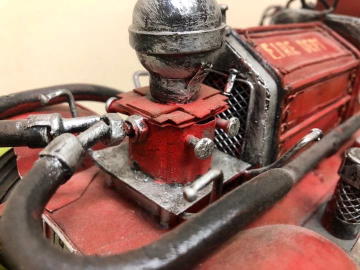 USA製 ブリキ 特大消防車