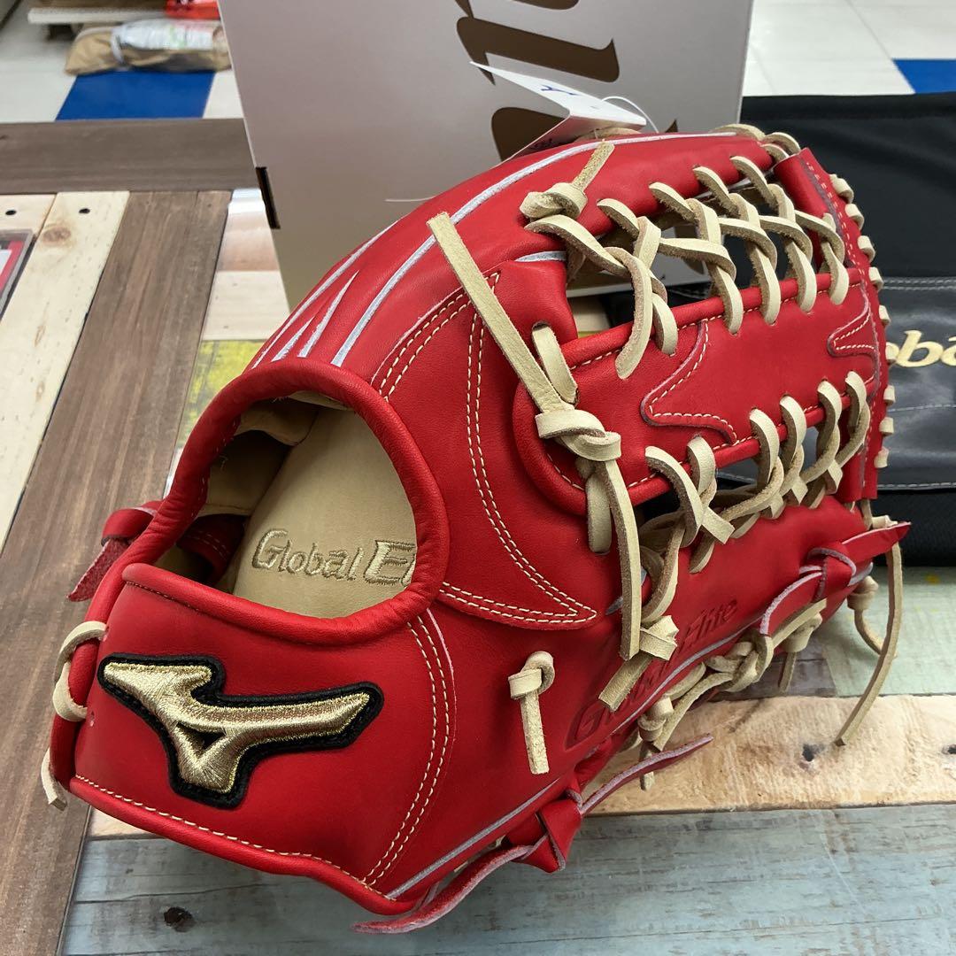 ミズノインフィニティ硬式外野手用グローブ　湯もみ型付けサービス